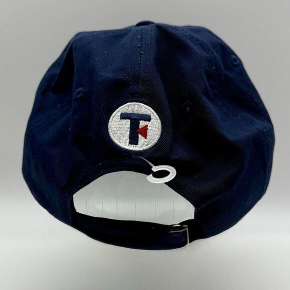 Top Flite Men's Performance Golf Hat Strap Back‎ Blue Spellout Logo TL-Tour - Picture 4 of 6